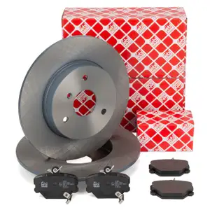 febi Bremsscheiben + Bremsbel&auml;ge f&uuml;r SMART City-Coupe ForTwo 450 451 Roadster 452 vorne