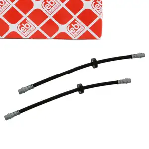 2x febi 08487 Bremsschlauch Bremsleitung f&uuml;r VW Passat 35i Corrado 1.8 16V vorne 535611701