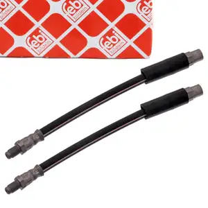 2x febi 01181 Bremsschlauch f&uuml;r AUDI 80 B4 A4 B5 100 200 C3 A6 C4 V8 vorne 8D0611775D