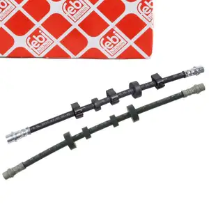 2x febi Bremsschlauch f&uuml;r VW Transporter T4 15 Zoll PR-2E2 ab Fgst. 70-Y-000001 vorne