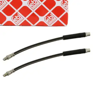 2x febi 02078 Bremsschlauch f&uuml;r BMW 3er E30 vorne 5er E60 E61 6er E63 E64 7er hinten