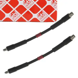 2x febi 176323 Bremsschlauch Bremsleitung f&uuml;r MERCEDES A-Klasse W168 vorne 1684280335