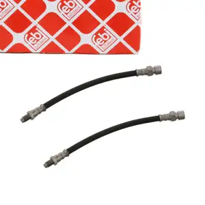 2x febi 37236 Bremsschlauch Bremsleitung f&uuml;r VW K&auml;fer 1.1-1500 Karmann Ghia Iltis hinten
