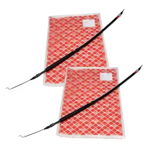2x febi Handbremsseil Bremsseil f&uuml;r VW California Transporter T4 Fgst. hinten 7D0609701E