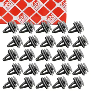 25x febi 182175 Clips Klemme Befestigungsclips Verkleidung f&uuml;r BMW MINI 51418224781