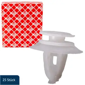 25x febi 182790 Clips Klemme Spreizniete Befestigungsclips für MERCEDES-BENZ 0089880978