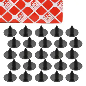 25x febi 100541 Clip Befestigungsclips für RENAULT Clio Kangoo Laguna Master 7703077225