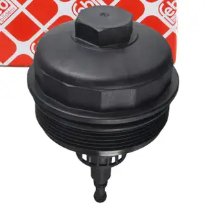 febi 171462 Deckel &Ouml;lfiltergeh&auml;use f&uuml;r BMW 3er E36 E46 5er E39 E60 7er E38 X3 E83 X5 E53