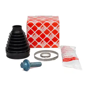 febi Achsmanschetten Satz f&uuml;r MERCEDES W169 W245 W212 S212 X204 vorne GETRIEBESEITIG