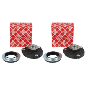 2x febi Federbeinlager + Kugellager f&uuml;r AUDI A2 SEAT Ibiza SKODA Fabia VW Polo vorne