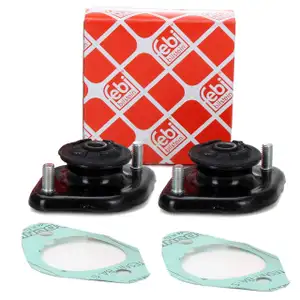 2x febi 12703 Federbeinlager Domlager + Dichtung f&uuml;r BMW 3er E36 E46 Z3 E36 hinten