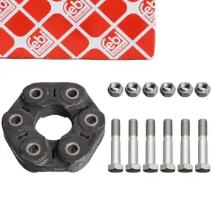 febi 43466 Gelenkscheibe f&uuml;r BMW 1er E81 E87 F20 3er E46 E90 X1 E84 F25 vorne 26117511454