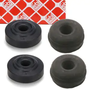 4x febi Anschlagpuffer Domlager f&uuml;r MERCEDES W169 W245 W202 SMART ForTwo 451 vorne/hinten