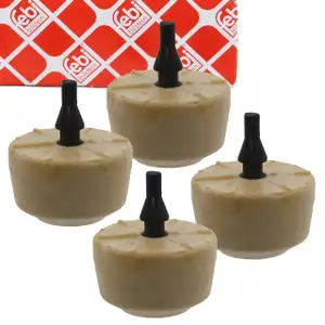 4x febi 26564 Anschlagpuffer Gummianschlag f&uuml;r VW Caddy 3 4 Caddy hinten 2K5511155