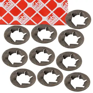 10x febi Halter Schraube Bremsscheibe f&uuml;r FORD Escort 6 Focus 1 Mondeo 1 2 3 Puma EC_