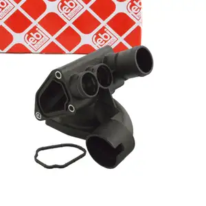 febi 105783 Kühlmittelflansch für AUDI A3 8P TT 3.2 SEAT Leon 1M 2.8 Golf 4 5 2.3-3.2 Bora