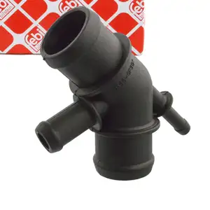 febi 107181 Kühlmittelflansch für VW Golf 4 1.4-2.0 1.9D Polo 6V 1.6 AUDI 8L 1.6-1.8 1.9D
