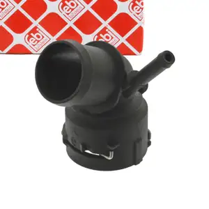 febi 45984 Kühlmittelflansch für AUDI A3 8P Golf 5 6 Polo 9N Passat 3C SEAT IBIZA 3 4 Leon