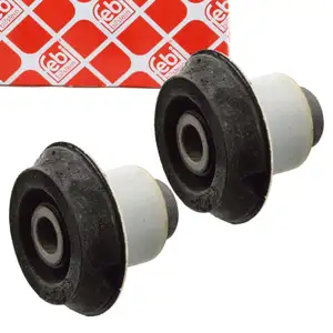 2x febi 09377 Lagerung Hinterachslager Buchse für CITROEN Saxo PEUGEOT 1 2 hinten 5131.63