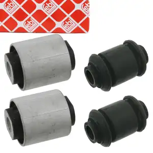 4x febi Querlenkerlager Gummilager Buchse f&uuml;r VW California Transporter T4 vorne unten