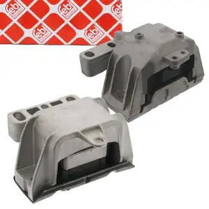 2x febi Motorlager Getriebelager f&uuml;r VW Golf 4 Leon Octavia 1.6-2.0 1.9 TDI links + rechts