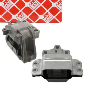 2x febi Motorlager Getriebelager f&uuml;r VW Golf 6 2.0 GTI SKODA Octavia 2 1.8 TSI mit