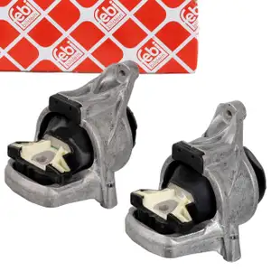 2x febi Motorlager Hydrolager f&uuml;r AUDI A4 8W B9 A5 F5 2.0/35/40 TFSI mit Schaltgetriebe