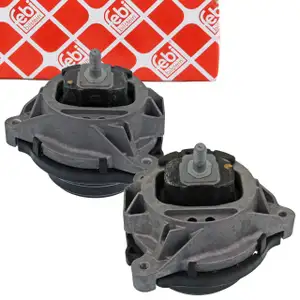 2x febi Motorlager Hydrolager f&uuml;r BMW F20 F21 F22 F23 F30-34 F32-36 N55 B58 links + rechts