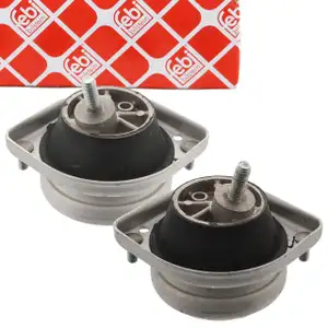 2x febi Motorlager Hydrolager f&uuml;r BMW 5er E39 M5 7er E38 M52 M60 M62 M73 links + rechts