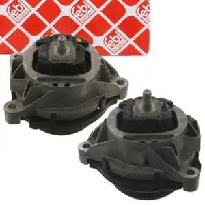 2x febi Motorlager Hydrolager f&uuml;r BMW F20/21 F30-34 F32-36 X3 F25 X4 xDrive links + rechts