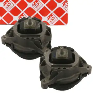 2x febi Motorlager Hydrolager f&uuml;r BMW F20 F21 116-125d F30 316-325d N47 B47 links + rechts