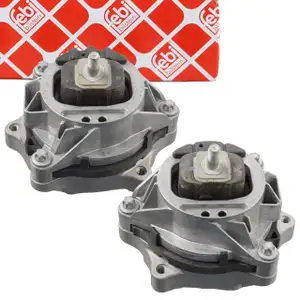 2x febi Motorlager Hydrolager f&uuml;r BMW F20 F21 F22 F23 F30-34 F32-36 N47 B47 links + rechts