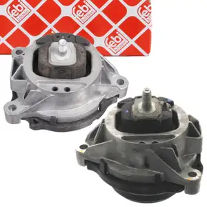 2x febi Motorlager Hydrolager f&uuml;r BMW 3er 328i xDrive N20 09.2013-11.2013 links + rechts