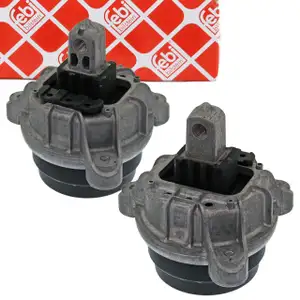 2x febi Motorlager Hydrolager f&uuml;r BMW 5er F10 F11 520/525d xDrive 136-218 N47 links+rechts