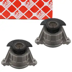2x febi hydraulic engine mounts for MERCEDES W204, S204, C204, W212, S212, M271 (left + right)