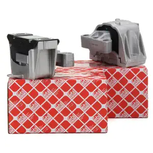 2x febi Motorlager für VW Golf 4 Bora SEAT Leon Toledo 2 SKODA Octavia 1 vorne