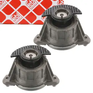 2x febi 29975 Motorlager Hydrolager für MERCEDES W204 S204 W212 S212 CLS C218 C207 A207