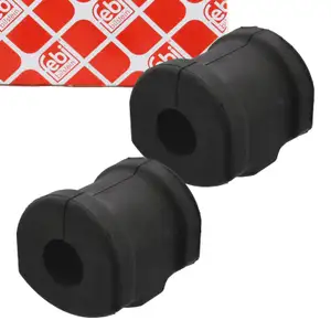 2x febi 01674 Stabilisatorlager f&uuml;r BMW 3er E36 M3 3.2 5er E34 vorne innen 31351135805