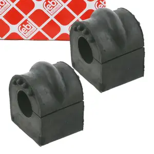 2x febi 01083 Stabilisatorlager f&uuml;r MERCEDES 190 W201 C-Klasse W202 S202 hinten 2013261481