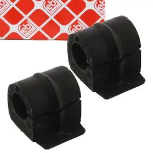 2x febi 04250 Stabilisatorlager f&uuml;r OPEL Astra F G Calibra A Vectra A vorne