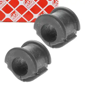 2x febi 14146 Stabilisatorlager f&uuml;r VW Passat B1 B2 AUDI 80 90 B2 B3 vorne innen