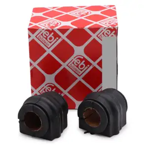 2x febi 23902 Stabilisatorlager für MERCEDES W203 C209 A209 vorne 2033232185
