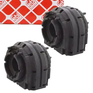 2x febi 32073 Stabilisatorlager für VW Golf 5 6 Passat Sharan Tiguan hinten 1K0511327AQ