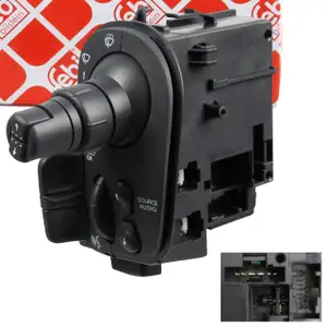 febi 172297 Wischerschalter für RENAULT Clio 3 Kangoo Modus/Grand Modus 8201590631