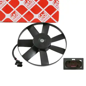 febi 14748 Motorlüfter Motorkühler für VW Golf 4 Polo AUDI A3 8L SEAT Leon SKODA Fabia 1 2