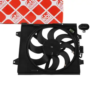 febi 37167 Motorlüfter Motorkühler für FIAT 500/C 312_ ABARTH 500/595/695 FORD mit Klima