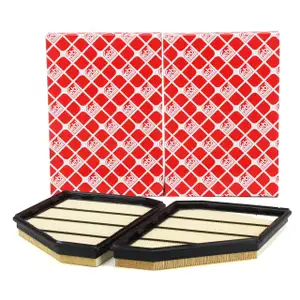 2x febi Luftfilter für BMW X5 G05 X6 G06 X7 G07 M50i xDrive N63 links + rechts