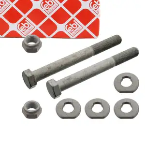 2x febi 106901 Sturzkorrekturschraube f&uuml;r MERCEDES W210 S210 W211 S211 W220 vorne