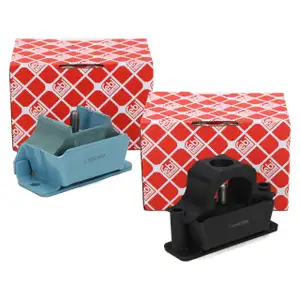 2x febi Motorlager Motorhalter für FIAT Ducato CITROEN C25 PEUGEOT J5 links + rechts