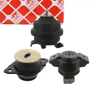 3x febi Motorlager Hydrolager f&uuml;r VW Golf 2 1.8 GTI G60 Passat B3 B4 vorne + hinten